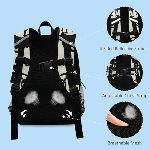 Farm Animals Cow Sheep Backpack for Kids, Boys and Girls, Toddler Backpack for Daycare Travel School, Preschool Bookbag with Chest Strap in Saudi Arabia