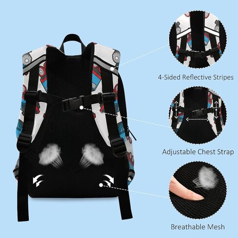 Farm Animals Cow Sheep Backpack for Kids, Boys and Girls, Toddler Backpack for Daycare Travel School, Preschool Bookbag with Chest Strap in Saudi Arabia