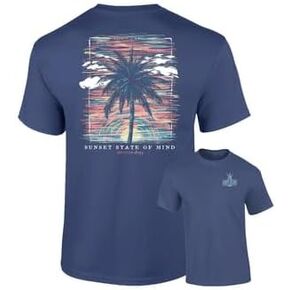 Palm Sunset - Adult T-Shirt
