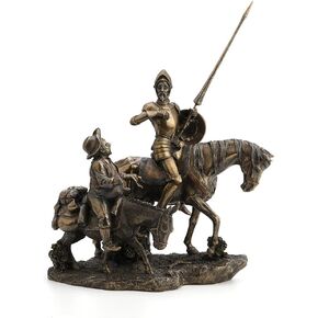 Don Quixote & Sancho Panza Statue Sculpture