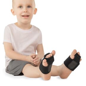 BraceAbility Toe Walking Braces for Kids - Patented Pediatric Foot Supports To Prevent Tip Toe Walking, Cerebral Palsy Equipment, Autism, ADHD, Aspergers, Youth Neurological Disorders (Medium)