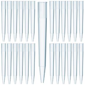 10mL Pipette Tips 100 pcs, 10ml Universal Plastic Pipette Tips, Clear, Non-pyrogenic, DNAse/RNAse Free, Autoclavable,Lab Pipette Tips Small Mouth