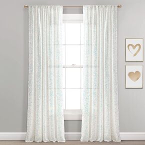 Ballgown Glam Sparkle Sequins Window Curtain Panel, Single, 52" W x 84" L, Champagne - Sequin Curtains - Sparkly Drapes - Champagne Curtain - Modern Glam Decor in Kuwait