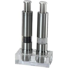 / Wanhando Cool grinder with one hand Hikeru Salt & Pepper set with acrylic stand