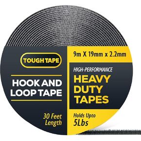شريط لاصق ذاتي متعدد الأغراض - مشابك ربط وحلقة قوية للغاية - أشرطة قوية صناعية مزدوجة الجوانب - شريط لاصق مدعوم لاحتياجات التثبيت in Kuwait