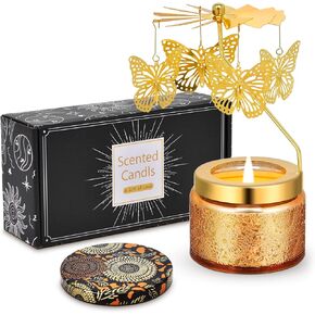 Hummingbird Rotating Scented Candles Gift Set for Birthdays, Christmas, Thanksgiving, or As A Unique Present for Your Mom, Sister, Girlfriend, Colleagues, Friends, or A Dear Friend in Saudi Arabia