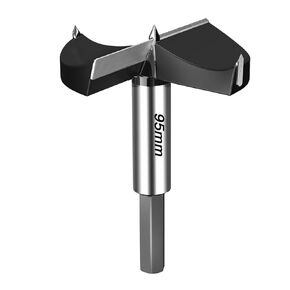 2"(50.8mm) Forstner Drill Bit, 2-Cutter Tungsten Carbide Tipped for Hard Wood, Plastic, Plywood - Hole Drill Bit