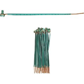 IDEAL Electrical 30-3404 #12 AWG, 6.5 in., Grounding Pigtails with Ground Screws (Pack of 50)