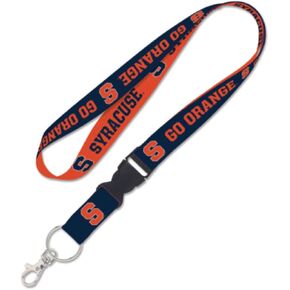 Syracuse University "GO ORANGE" Slogan Lanyard with Detachable Buckle, 1-Inch Width