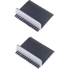 2 Pcs Black Kitchen Sink Squeegee Cleaner Countertop Brush Wiper Vegetable Cleaning Brush Wiper Home Kitchen Tool Accessories Fruit and Vegetable Cleaning Brushes