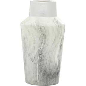 Deco 79 Contemporary Stoneware Vase, SMALL SIZE, Gray
