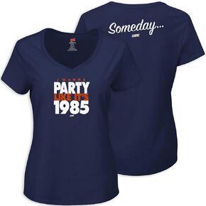 Smack Apparel I Wanna Party Like It's 1985 Ladies T-Shirt for Chicago Football Fans (SM-5XL)