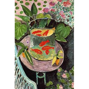 Henri Matisse Goldfish Matisse Wall Art Abstract Art Poster Print French Fine Art Colorism Abstract Poster Prints Aesthetic Henri Matisse Paintings Thick Paper Print Picture 8x12