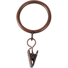 Kenney A58720012 Classic Clip Rings for Rods up to 1-Inch Diameter, Satin Nickel, 7-Pack in Kuwait