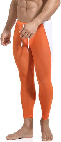 Men Yoga Leggings Pants Mesh See Through Compression Tight Slim Fit Active Workout Trousers in Saudi Arabia