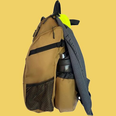 Discology Disc Golf OG V2 Disc Golf Bag | 26+ Disc Capacity | Premium Disc Golf Backpack Bag | Tough, Durable Design | 2 Large Top and Side Compartments | Top Patch Panel with Two Patchs Included in Saudi Arabia