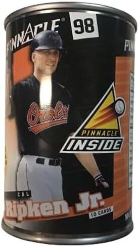 Pinnacle Inside - First Ever Cards in a can Baseball Trading Cards - Contains 10 Cards - Assorted Teams/Players in Saudi Arabia