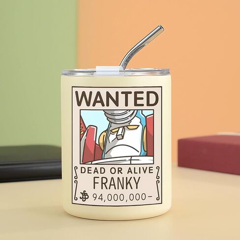 12 oz Vacuum Insulated Tumblers with Lid and Straw, Double-Walled Stainless Steel Coffee Mug for Office Home,Cute One Piece Manga Anime Gifts in Saudi Arabia