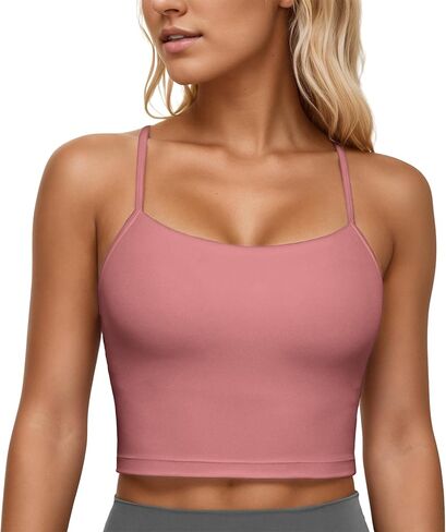 BEGOING Sports Bras for Women Quick-Dry Padded Wirefree Workout Crop Cute Tank Tops Camisole in Saudi Arabia