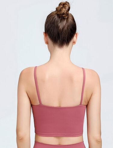 BEGOING Sports Bras for Women Quick-Dry Padded Wirefree Workout Crop Cute Tank Tops Camisole in Saudi Arabia