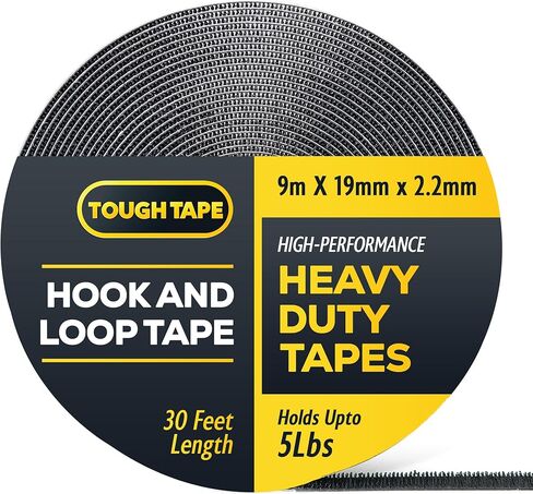 شريط لاصق ذاتي متعدد الأغراض - مشابك ربط وحلقة قوية للغاية - أشرطة قوية صناعية مزدوجة الجوانب - شريط لاصق مدعوم لاحتياجات التثبيت in Kuwait