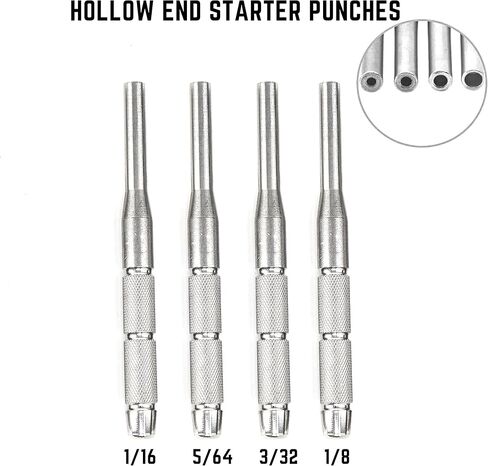 مجموعة NEIKO 02640A Gunsmith Punch Set 21 قطعة، فولاذ الفاناديوم الكروم، اللكمات البلاستيكية والنحاسية، المطاط، النايلون، رؤوس المطرقة النحاسية والفولاذية، اللكمات المبتدئة ذات النهاية المجوفة، مجموعة اللكمات الإصلاحية، مزيل الدبوس in Kuwait