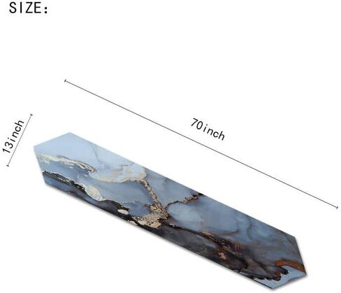 مفرش طاولة أسود أبيض رمادي وأحمر نمط خط هندسي غير قابل للانزلاق مقاوم للحرارة من البوليستر مفرش طاولة لحفلات العائلة والعشاء وطاولة المطبخ والعطلات ديكور المنزل 13*70 بوصة in Kuwait