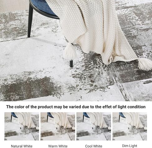 HOMBYS 6x9 ft Modern Patchwork Area Rug for Living Room Bedroom, Large Boho Floor Carpet with Non-Slip Backing for Indoor Office Dining Room, Abstract Home Deco, Machine Washable in Saudi Arabia