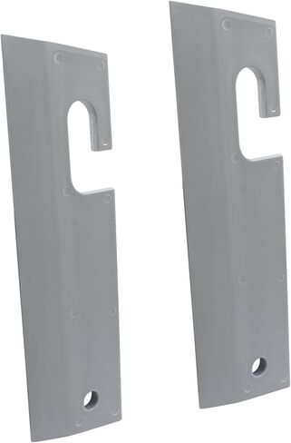 قطعتان من ممسحة السيليكون البيضاء - شفرة مياه فعالة لتنظيف أسطح المطبخ، والحوض، وزجاج مرايا الحمام، ونوافذ السيارة - أداة تنظيف مرنة للشفرة المائية in Kuwait