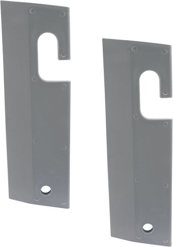 قطعتان من ممسحة السيليكون البيضاء - شفرة مياه فعالة لتنظيف أسطح المطبخ، والحوض، وزجاج مرايا الحمام، ونوافذ السيارة - أداة تنظيف مرنة للشفرة المائية in Kuwait