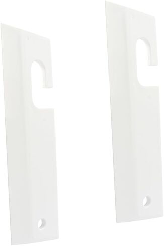 2 Pcs White Silicone Squeegee - Efficient Water Blade for Cleaning Kitchen Countertops, Sink, Bathroom Shower Mirrors Glass, Car Windows - Flexible Waterblade Cleaner Tool in Saudi Arabia