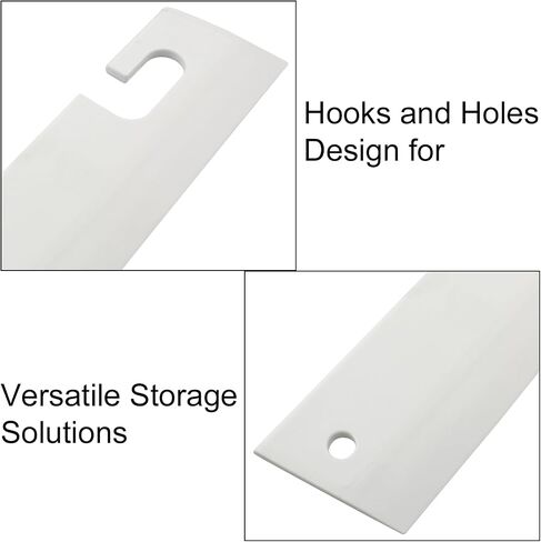 2 Pcs White Silicone Squeegee - Efficient Water Blade for Cleaning Kitchen Countertops, Sink, Bathroom Shower Mirrors Glass, Car Windows - Flexible Waterblade Cleaner Tool in Saudi Arabia