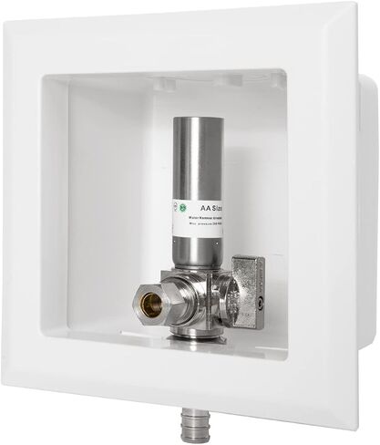 EFIELD Sweat Pre-assembled Dishwasher Outlet Box, 1/2-Inch MIP Inlet with Installed 1/4-Turn Stop Angle Valve With Stainless Steel Water Hammer Arrestor in Saudi Arabia