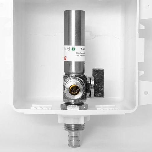 EFIELD Sweat Pre-assembled Dishwasher Outlet Box, 1/2-Inch MIP Inlet with Installed 1/4-Turn Stop Angle Valve With Stainless Steel Water Hammer Arrestor in Saudi Arabia