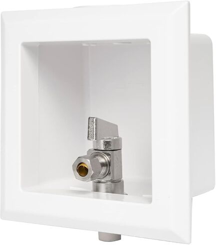 EFIELD Sweat Pre-assembled Dishwasher Outlet Box, 1/2-Inch MIP Inlet with Installed 1/4-Turn Stop Angle Valve With Stainless Steel Water Hammer Arrestor in Saudi Arabia