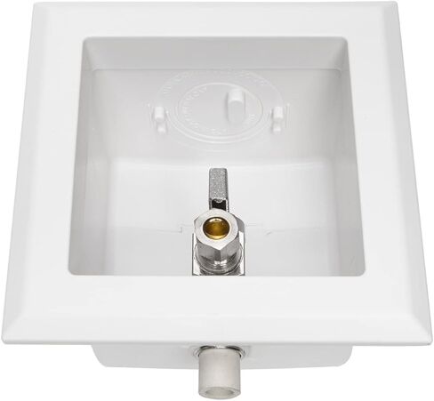 EFIELD Sweat Pre-assembled Dishwasher Outlet Box, 1/2-Inch MIP Inlet with Installed 1/4-Turn Stop Angle Valve With Stainless Steel Water Hammer Arrestor in Saudi Arabia