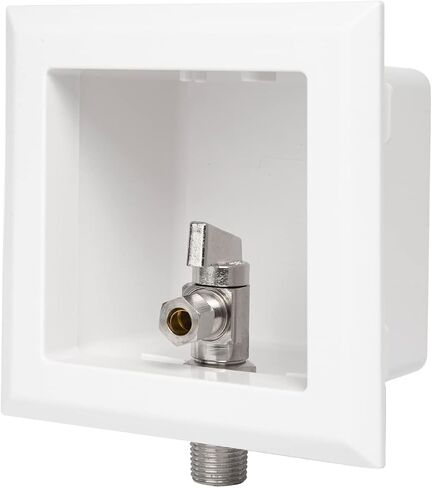 EFIELD Sweat Pre-assembled Dishwasher Outlet Box, 1/2-Inch MIP Inlet with Installed 1/4-Turn Stop Angle Valve With Stainless Steel Water Hammer Arrestor in Saudi Arabia
