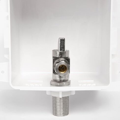 EFIELD Sweat Pre-assembled Dishwasher Outlet Box, 1/2-Inch MIP Inlet with Installed 1/4-Turn Stop Angle Valve With Stainless Steel Water Hammer Arrestor in Saudi Arabia