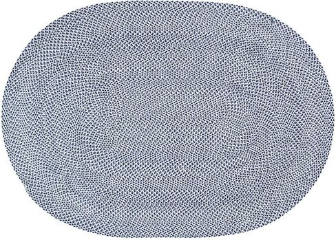 Super Area Rugs سجادة قطنية مضفرة ثلاثية الألوان من القطن - مربعات الجاموس باللون الأصفر والأبيض والرمادي مستطيلة مقاس 4 × 6 بوصات in Kuwait