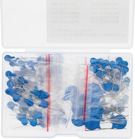 10 Values * 10 Pieces 1KV High Voltage Ceramic Capacitor Kit 100pF 220pF 330pF 470pF 1nF 2.2nF 3.3nF 4.7nF 10nF 22nF in Saudi Arabia