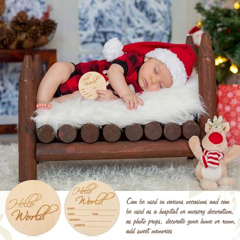 6 قطع خشبية لإعلان الطفل من هيلبان مع 6 أقلام، لافتة إعلان الولادة للمستشفى، لوحة إعلان 4 بوصة لأسماء الأطفال الجدد، علامات مرحبا بالعالم لحديثي الولادة، دعائم صور لحفلات استقبال المولود الجديد in Kuwait