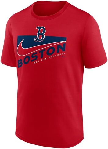 تيشيرت MLB Pop Swoosh Town Exceed للرجال من نايك (الولايات المتحدة، ألفا، متوسط، عادي، عادي، أحمر، بوسطن ريد سوكس) in Saudi Arabia