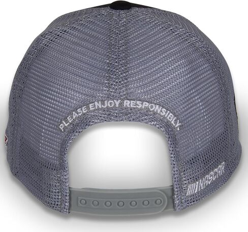 Kyle Busch #8 NASCAR 2024 Rebel Sponsor Black Gray Mesh Racing Snapback Hat in Saudi Arabia