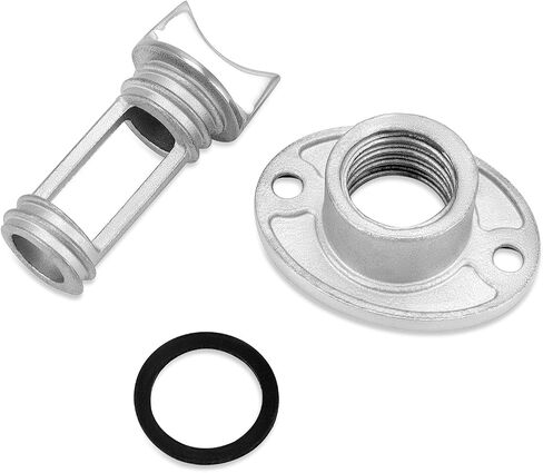QWORK 316 Stainless Steel Marine Garboard Drain Plug Set (2-Pack) with O-Ring Seal - Corrosion-Resistant, Universal Fit for Boats, Yachts, and More - includes 4 Screws in Saudi Arabia