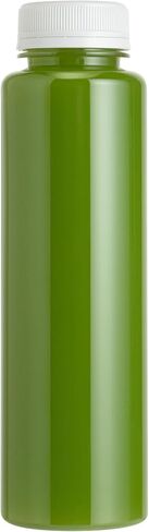 Restaurantware Bottle Tek 16 Ounce Juice Bottles For Juicing, 10 Sets Of Bottles With Caps - Includes Labels, Lids, Brush, And Funnel, Clear Plastic Empty Juice Containers, For Smoothies, Milk, Tea in Saudi Arabia