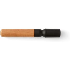 Rabbit 2-in-1 Muddler & Citrus Reamer, Beech Cocktail Muddler, Made from Solid Oiled, Wood/Black