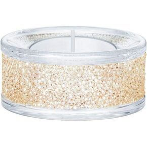 SWAROVSKI Shimmer Tea Light Holders Gold One Size