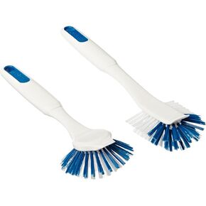 Good Cook 2-Piece Nylon Scrub Brush Set Multicolor, Medium