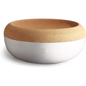 Emile Henry Deep Ceramic Food Storage Bowl, 10.6 x 7.3in, Black Truffle