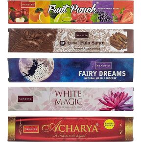 Nandita Natural Incense 3-Pack - Choose Your Scent (Angel Love)
